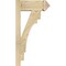 Ekena Millwork Merced Arts & Crafts Rough Sawn Outlooker, Douglas Fir, 6"W x 14"D x 26"H OUT06X14X26MRC03RDF - alternate 3